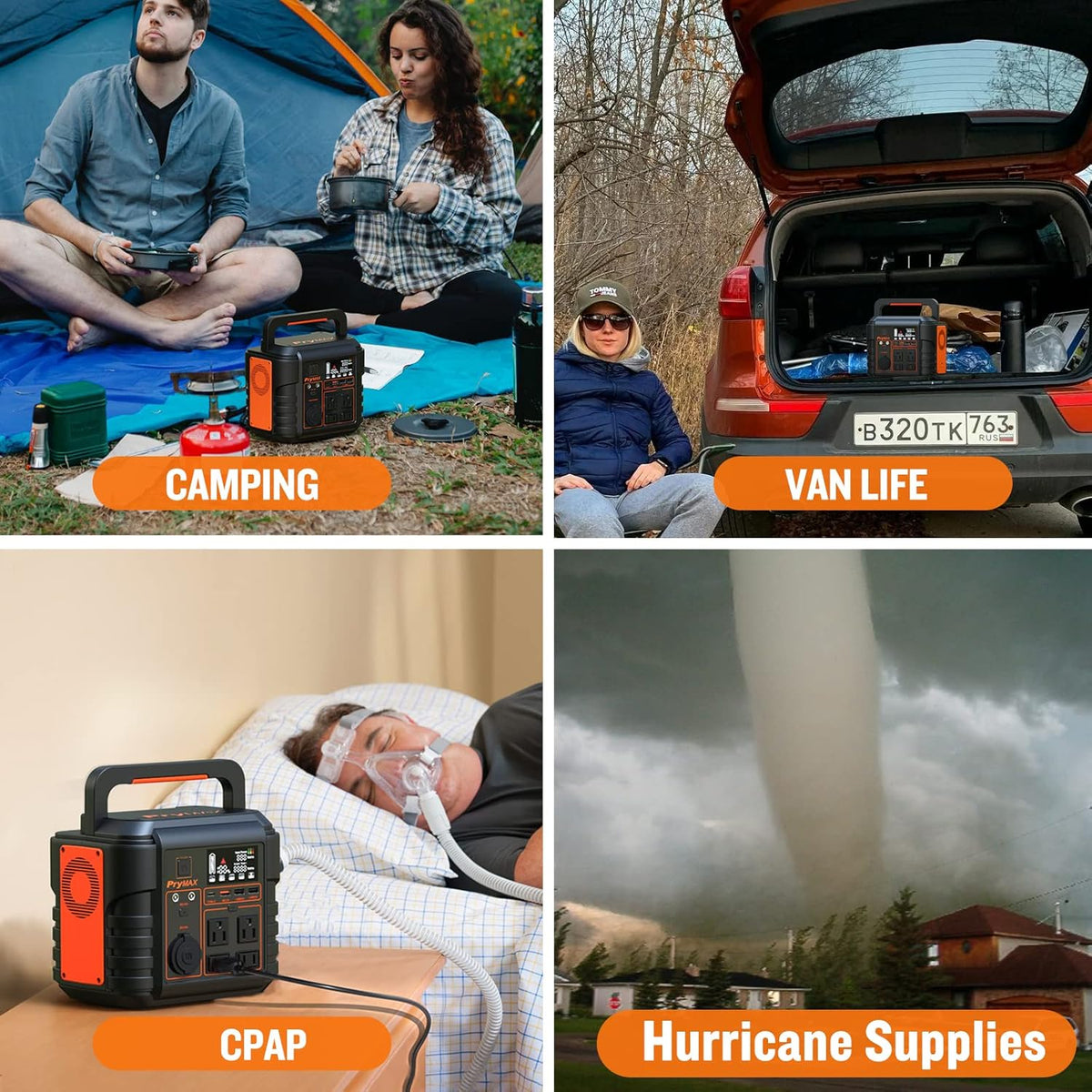 Portable Power Station 330W 296WH Lithium Battery Solar Generator Y800855