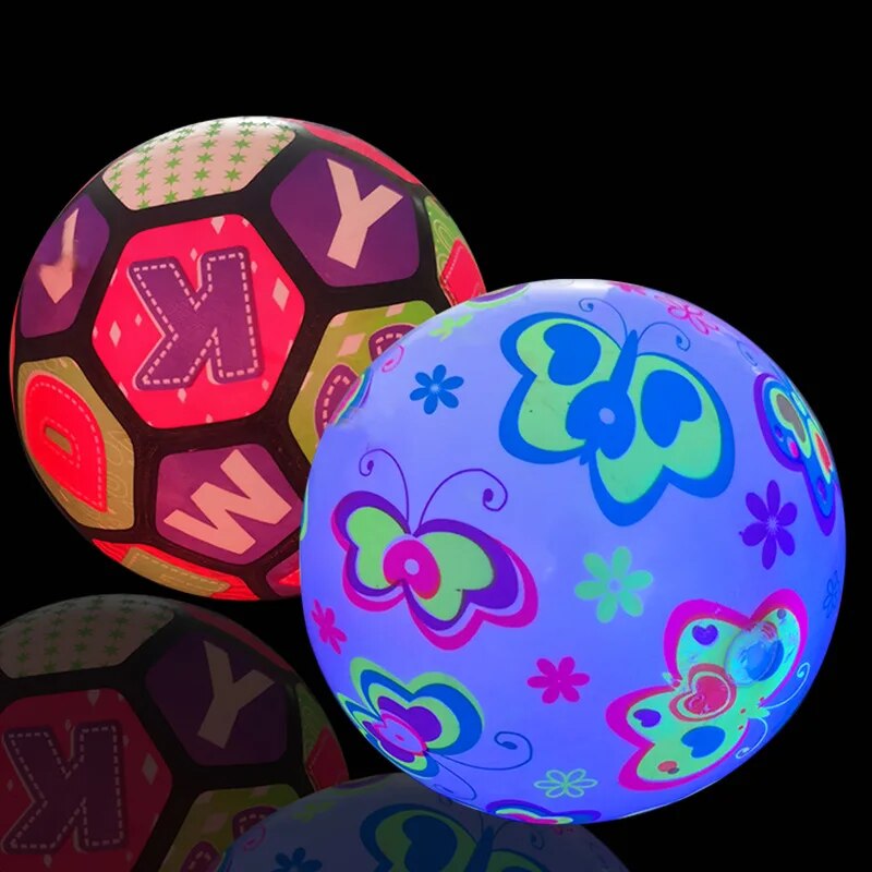 Luminous Inflatable Rubber Beach Ball Y1972