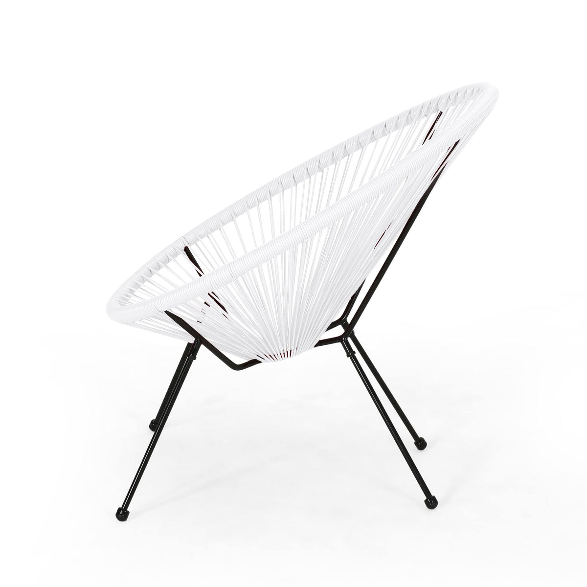 White String Weave Chair Set of 4 A8659