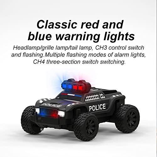 1:76 Scale Drift RC Car with Gyro Mini Full Proportional RTR 2.4GHZ Remote Control with 2 Replaceable Body Shell O5477