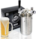 64oz Stainless Steel Mini Keg Dispenser Q440889