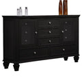 Black 11 Drawer Dresser M26988