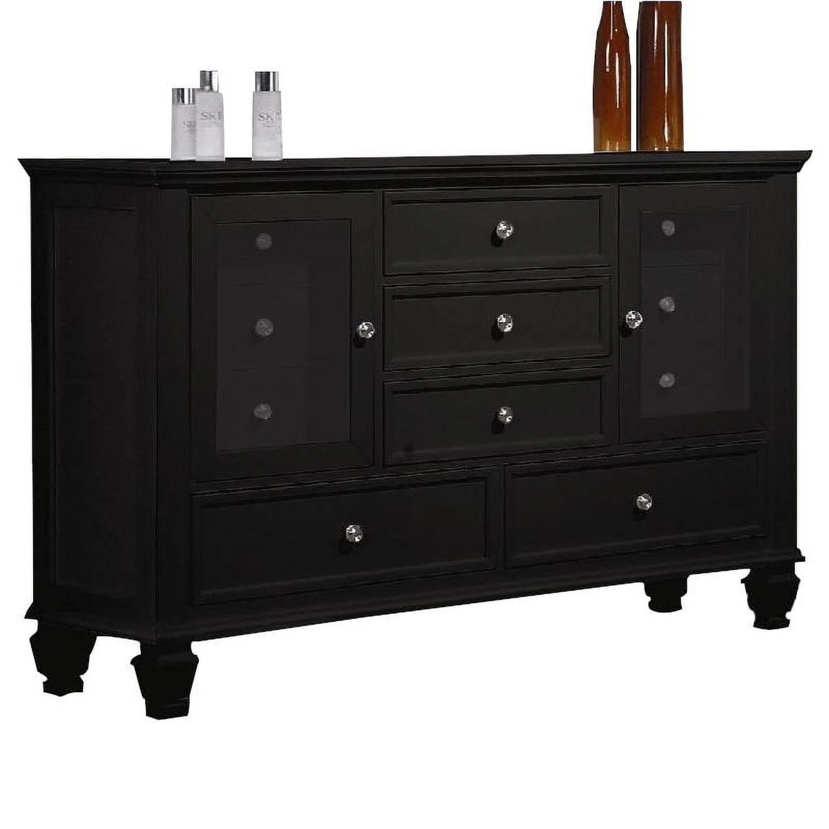 Black 11 Drawer Dresser M26988
