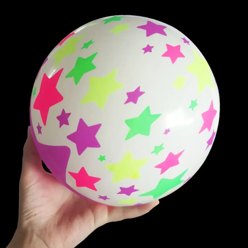 Luminous Inflatable Rubber Beach Ball Y1972