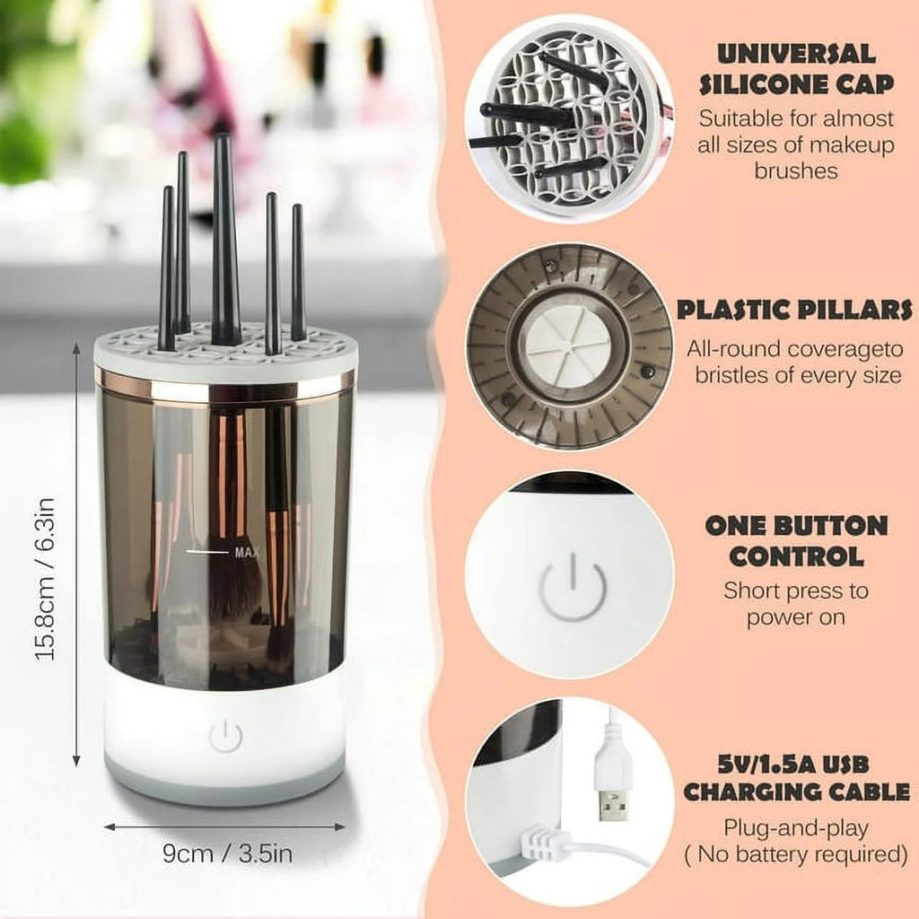 Portable Electric Makeup Brush Cleaner O429360
