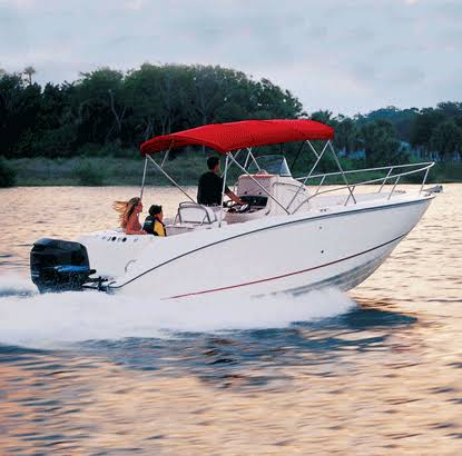 Teal Offshore Fishing Boat Cover I586