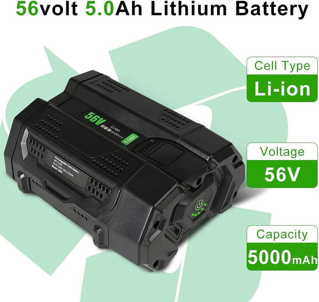 56V 5.0Ah Battery with Fuel Gauge G2028