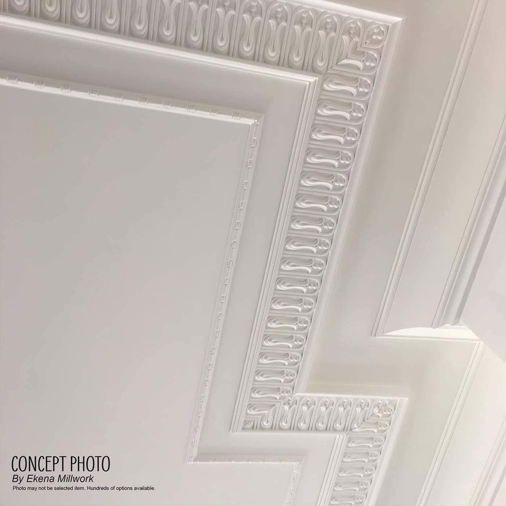 2 3/8"H x 1 1/4"P x 94 1/2"L Primed Panel Moulding I907502