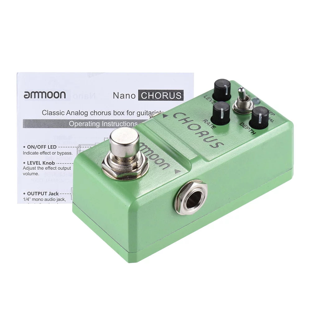 Analog Chorus Guitar Effect Pedal with True Bypass S476