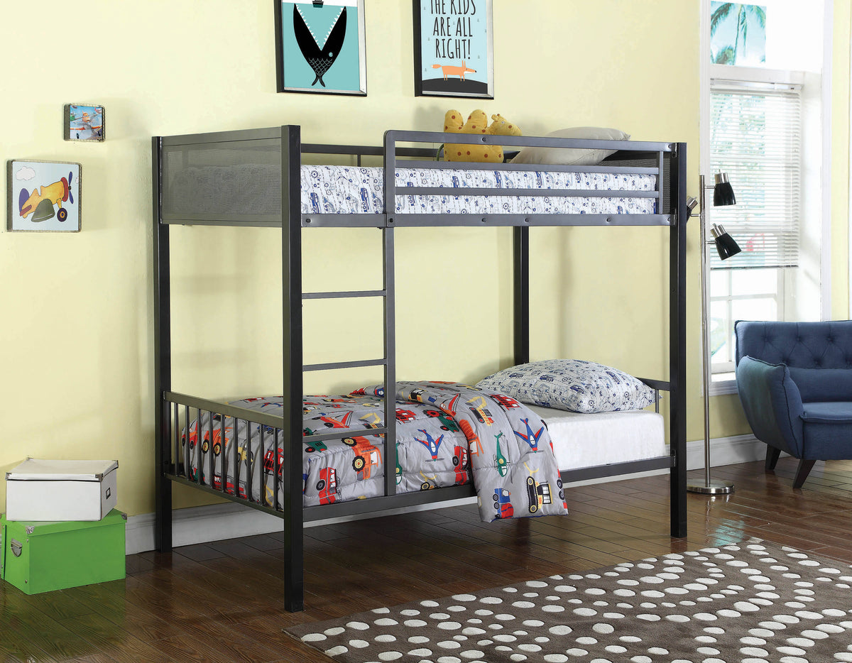 Twin Over Twin Bunk Bed S12491