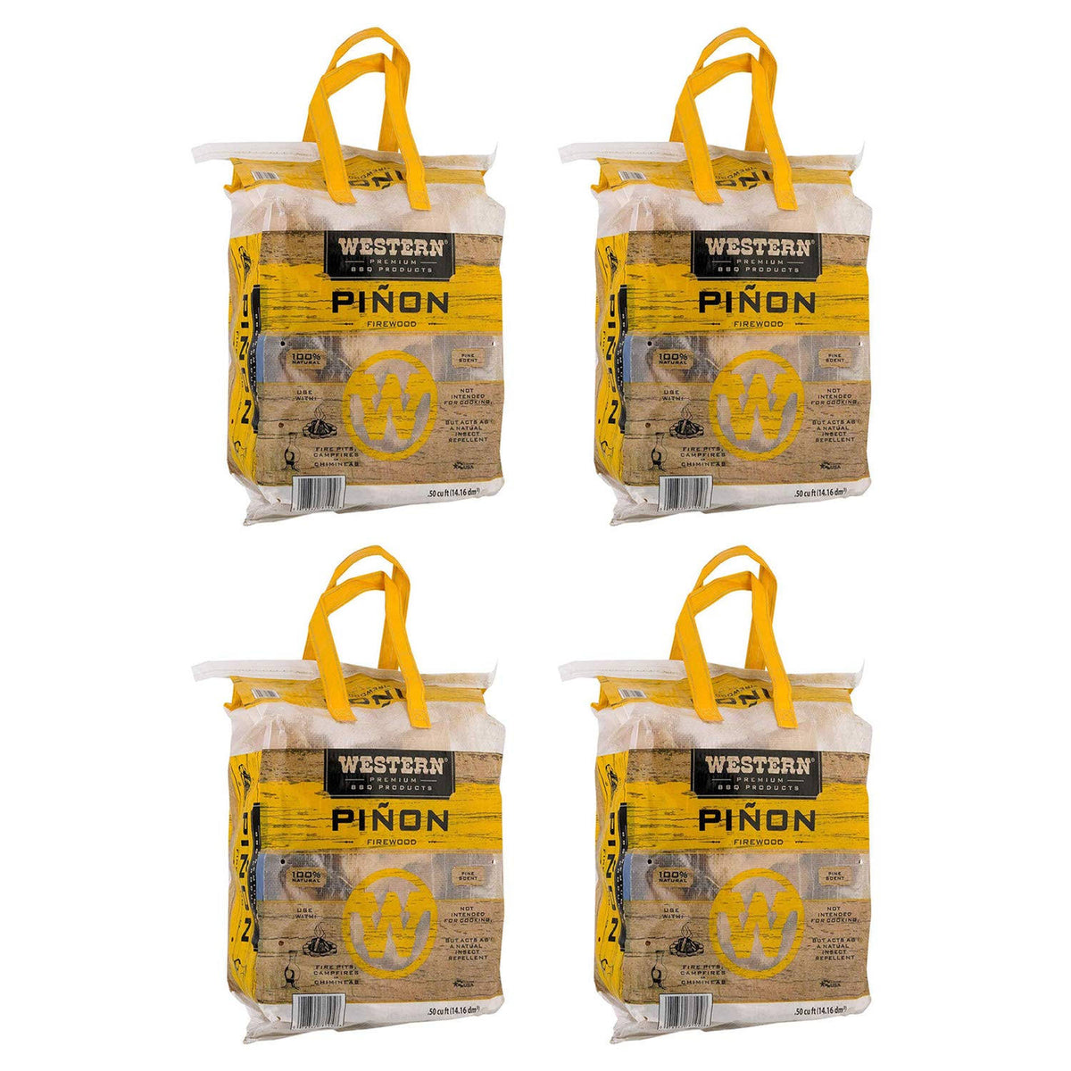 4 Pack Pinon Log Wood Pellet Firewood K988602