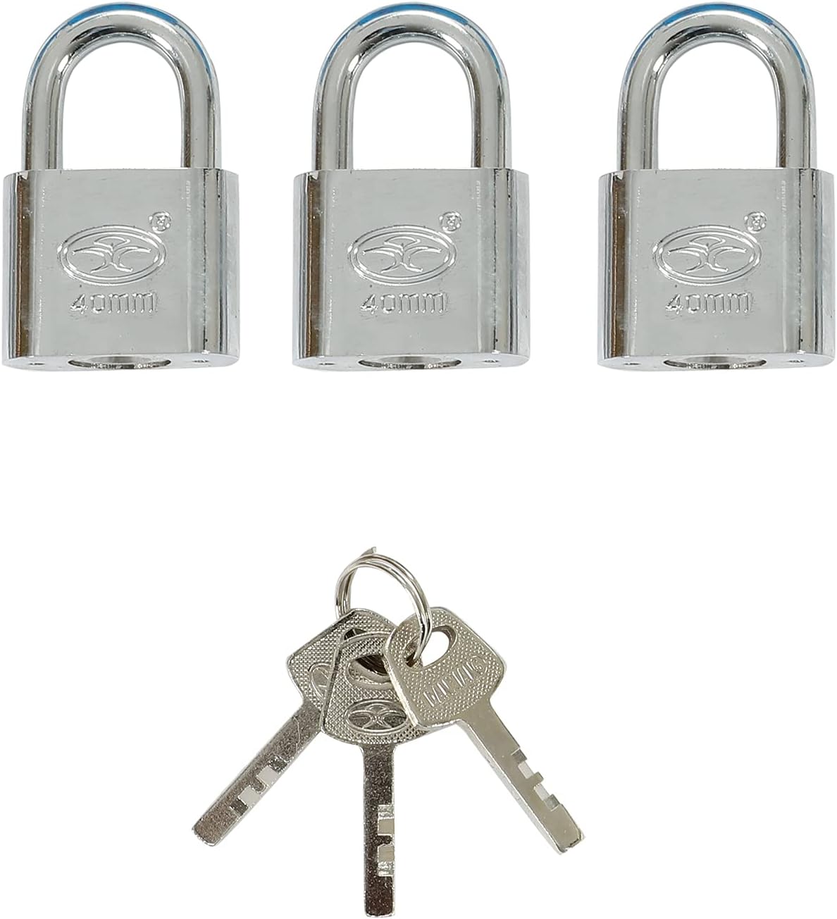 3-Place Trimmer Rack Holder Carrier Mount with Lock, Pack of 2 O65451