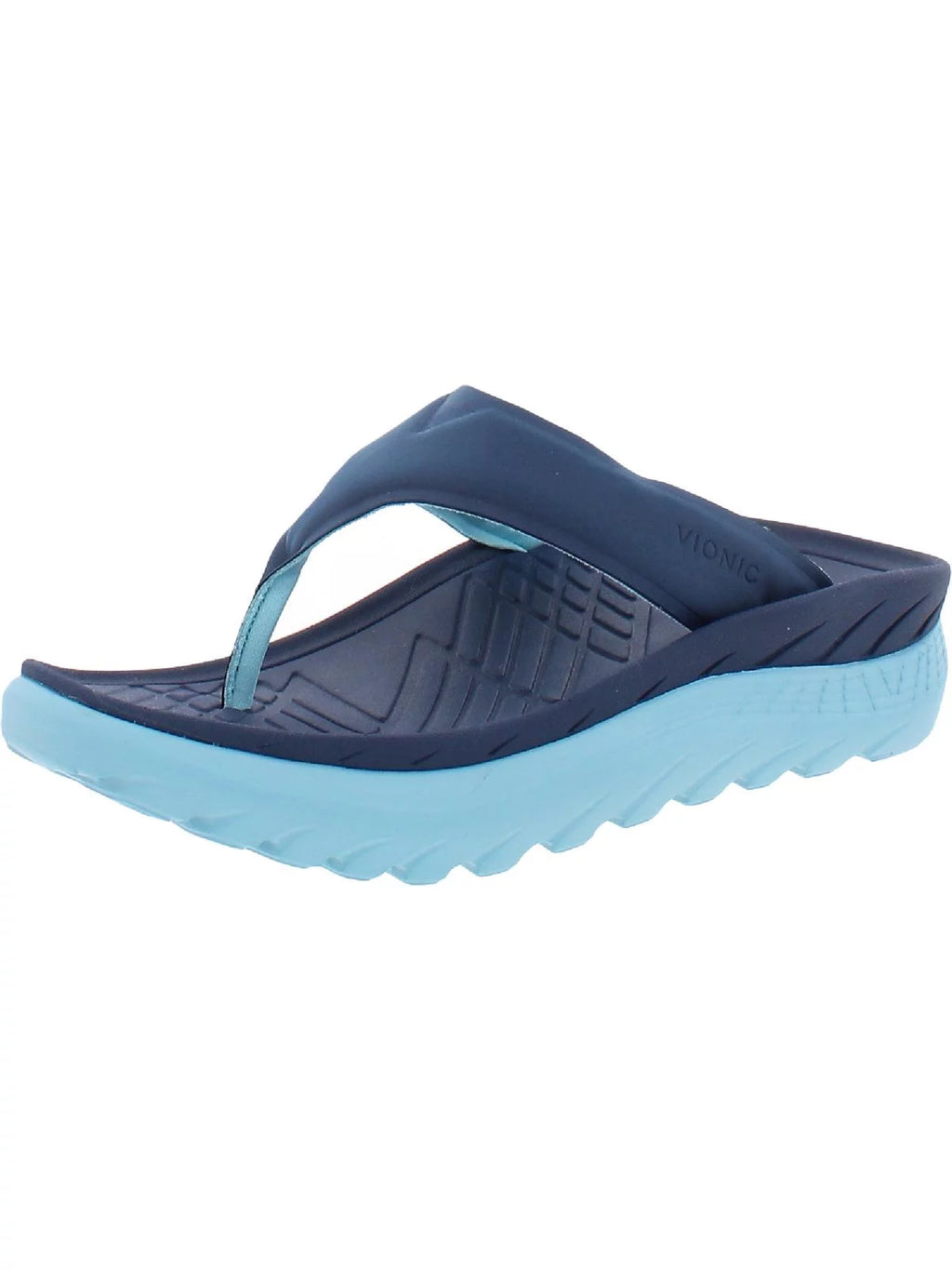 Navy Porcelain Blue Recovery Sandals J8198