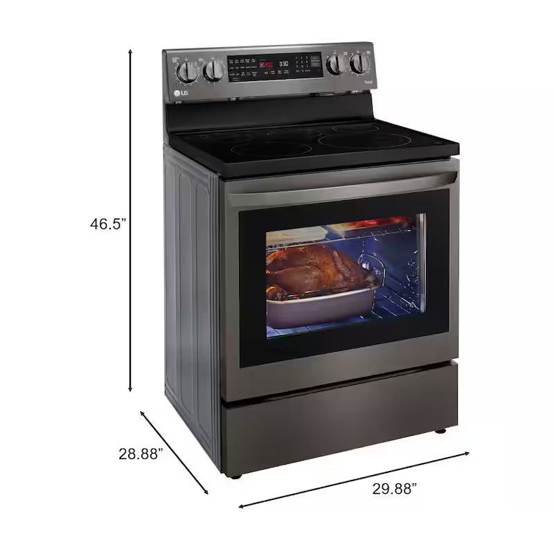 6.3 cu. ft. Electric Range Single Oven with Air Fry D789278