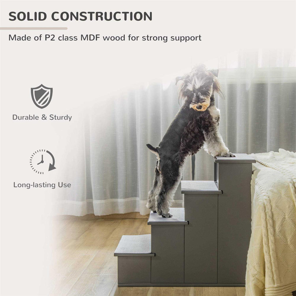 Small Pet Stairs with Cushioned Removable Covering W487