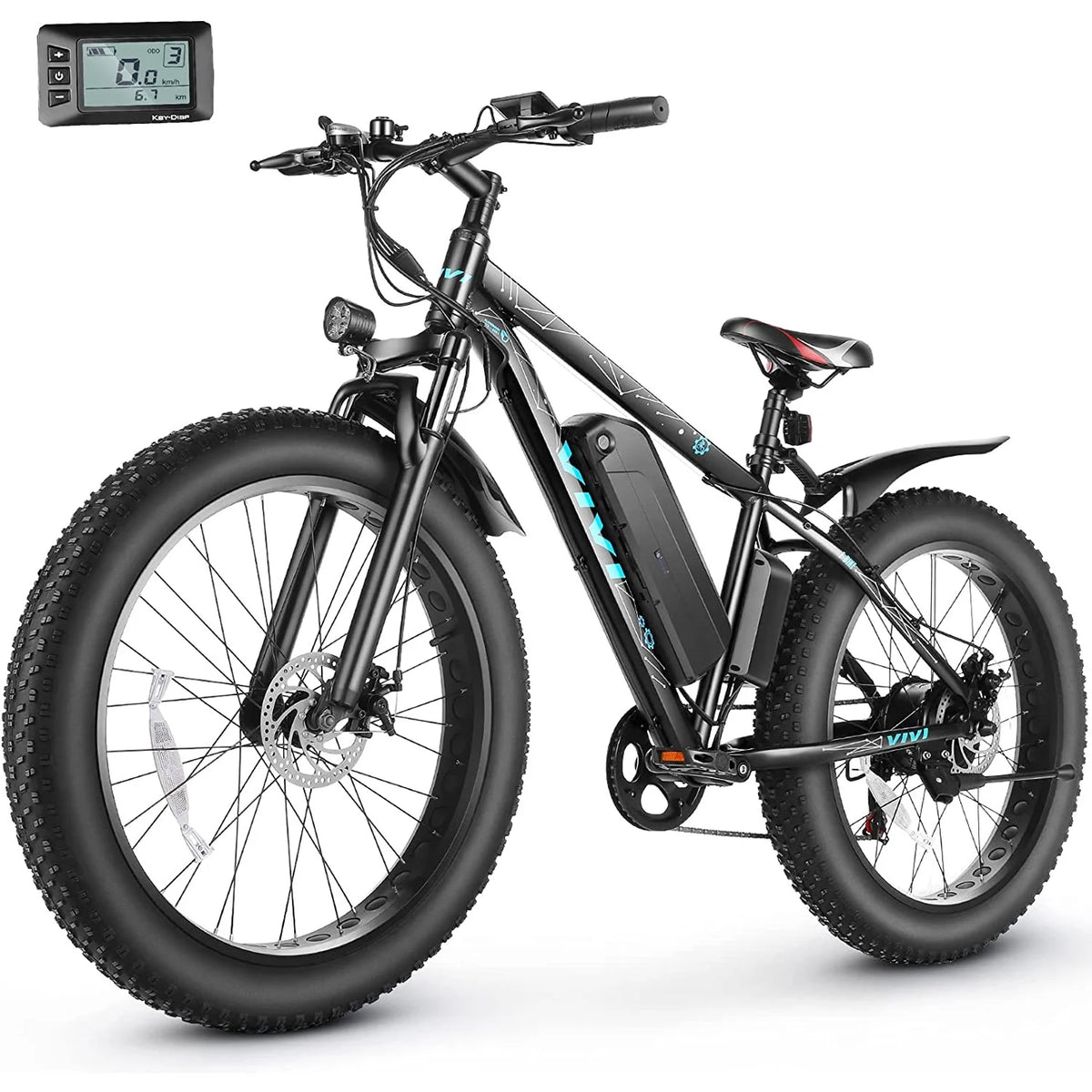 26 x 4.0 Fat Tire 500W All Terrain Electric Bike V1737