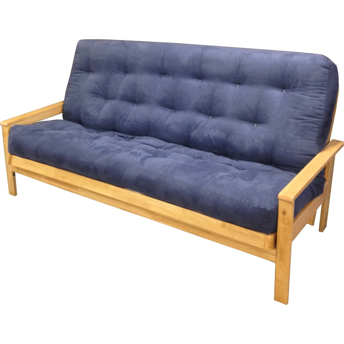 Blue Microfiber Futon Mattress U331