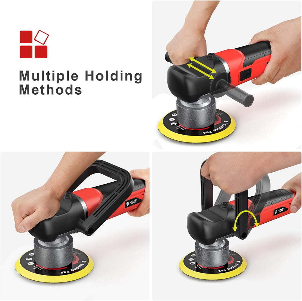 6 Inch Dual Action Random Orbital Car Buffer Polisher C6588