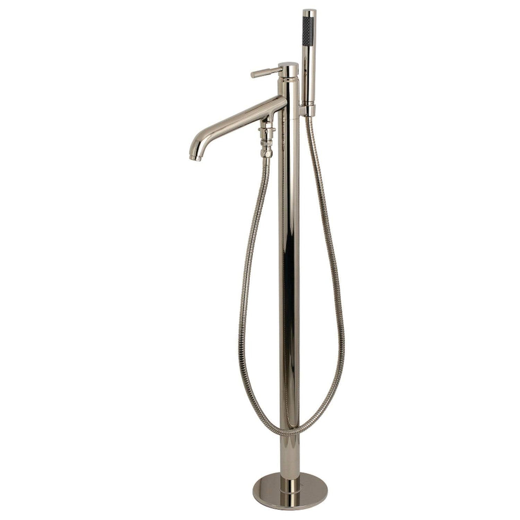 Polished Chrome Freestanding Tub Faucet with Hand Shower S9691