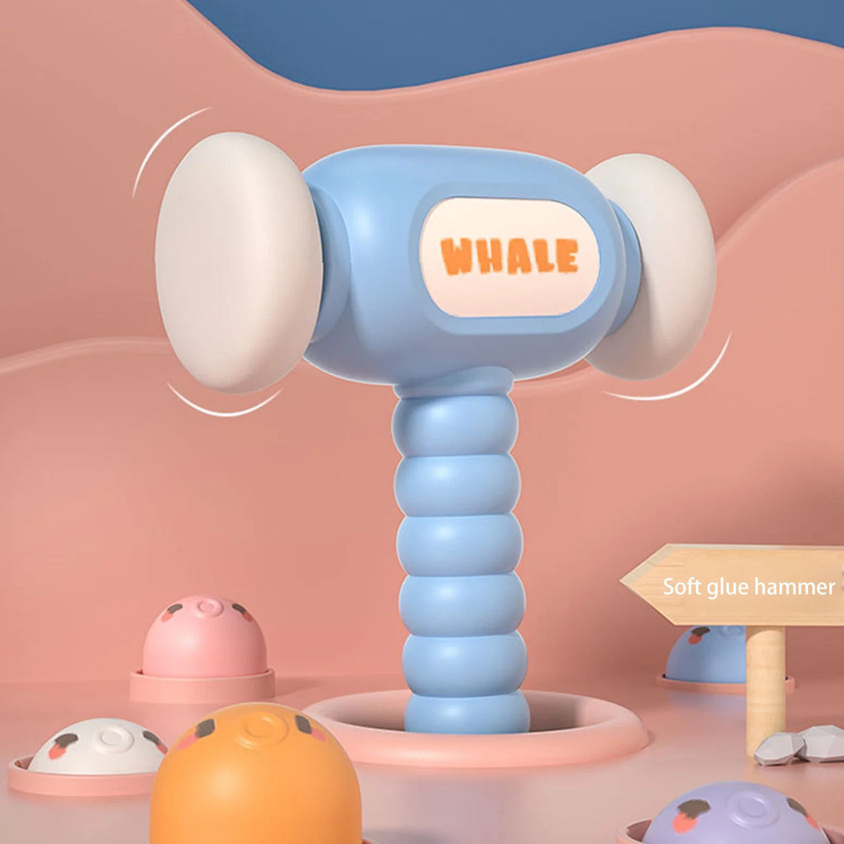 Whack Game Mole Toy with 2 Hammers O722561