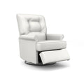 Ivory Linen Swivel Glider Recliner L200268