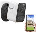 2K Rechargeable Battery Powered WiFi Security Camera M236