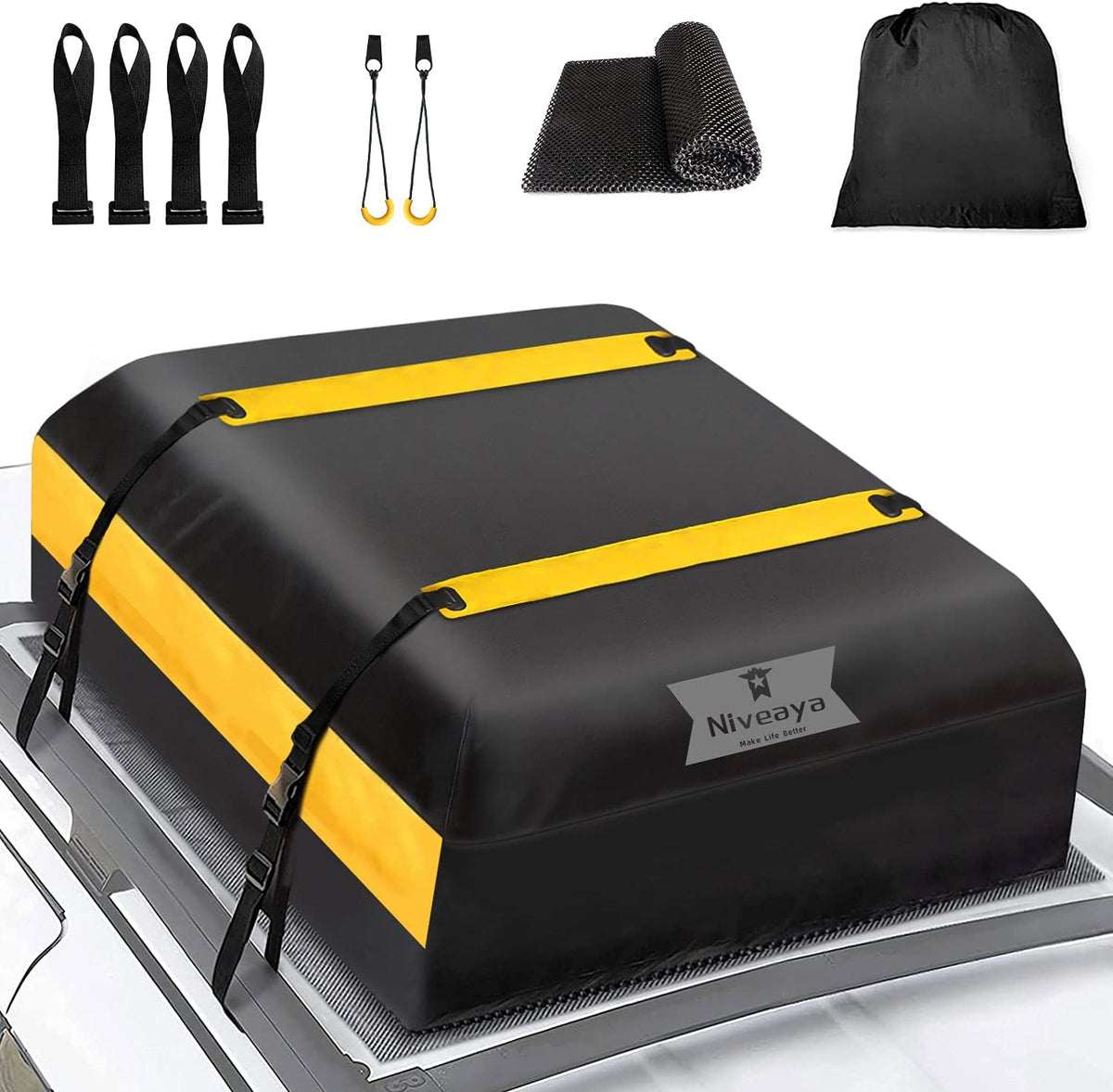 21 Cubic Feet Waterproof Rooftop Cargo Carrier Bag G5272