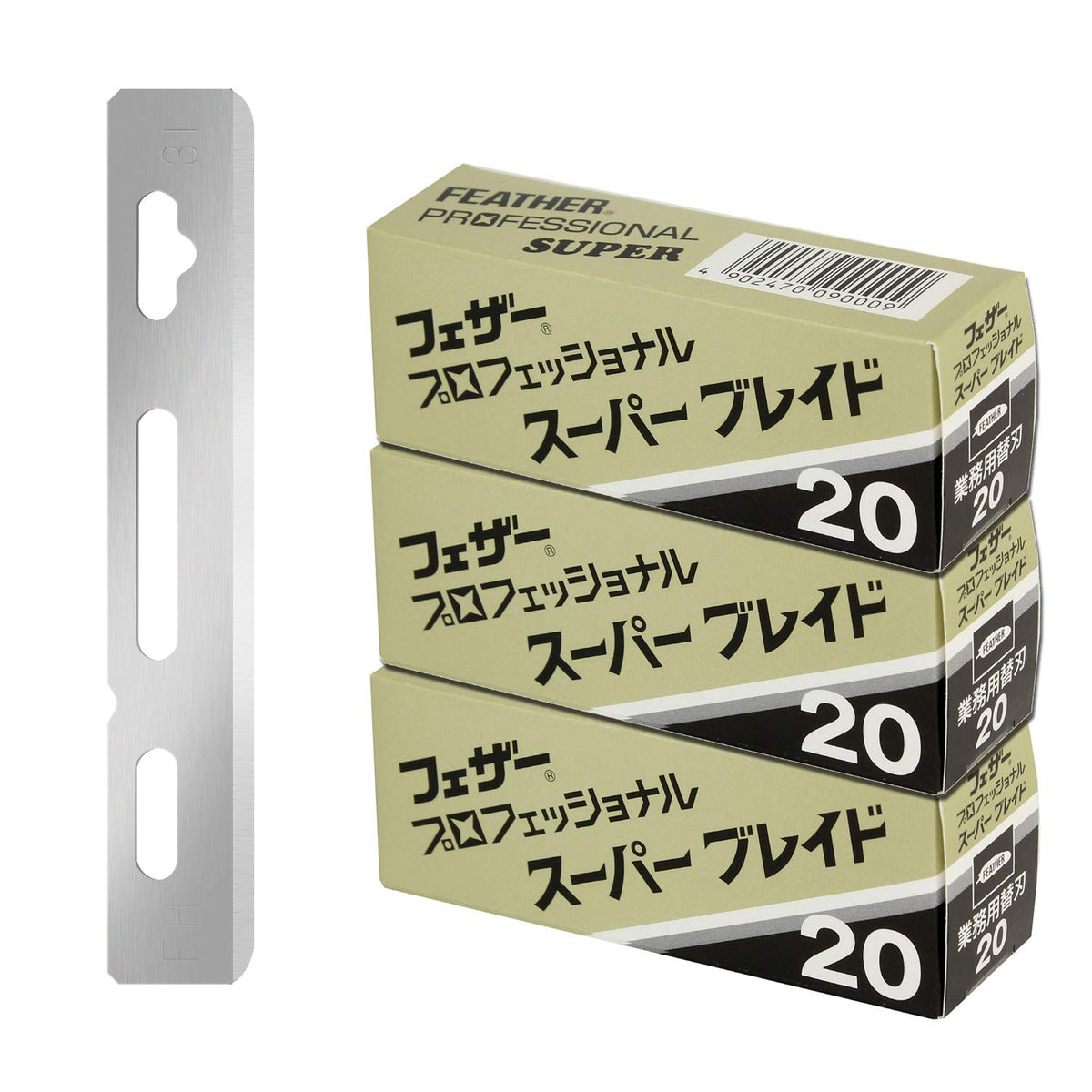 Feather Artist Club ProSuper Razor Blades 60 Count Pack of 2 X5626