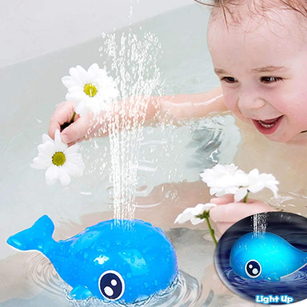 Glow in The Dark Whale Bath Toy X560316