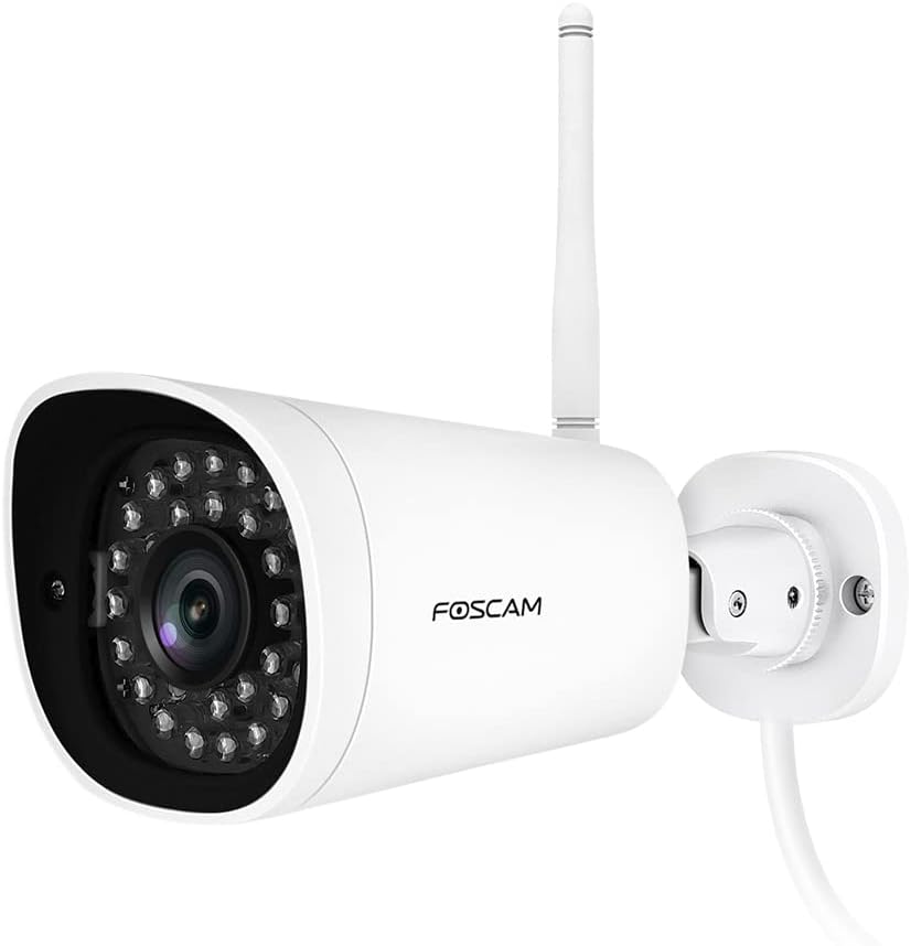 Outdoor Security Camera, 1080P WiFi, Night Vision, IP66 Weatherproof, Black V646855