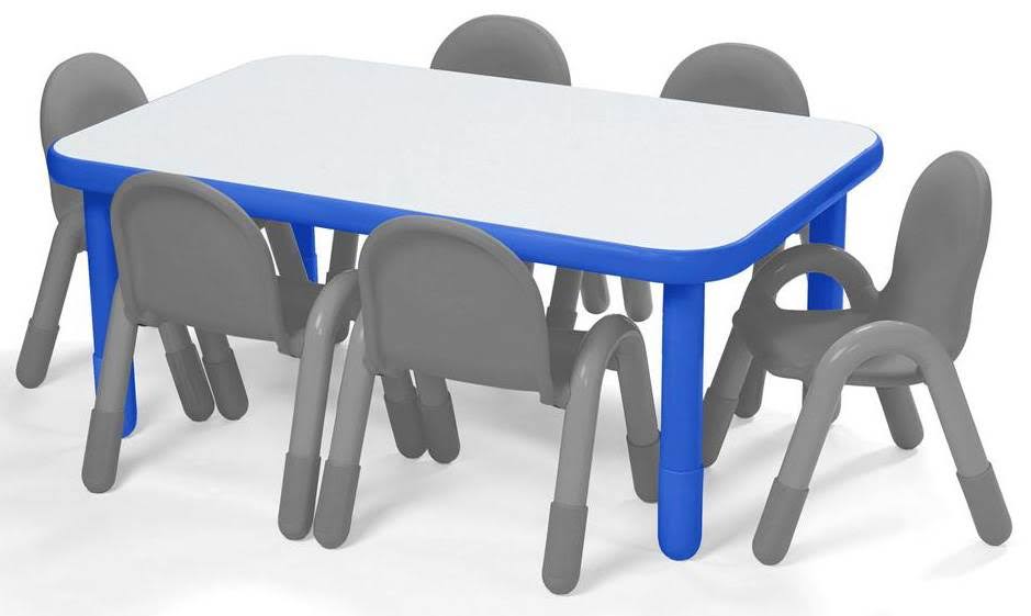 48x22 x 30x22 Rectangular Table Royal Blue with 16x22 Legs L7664
