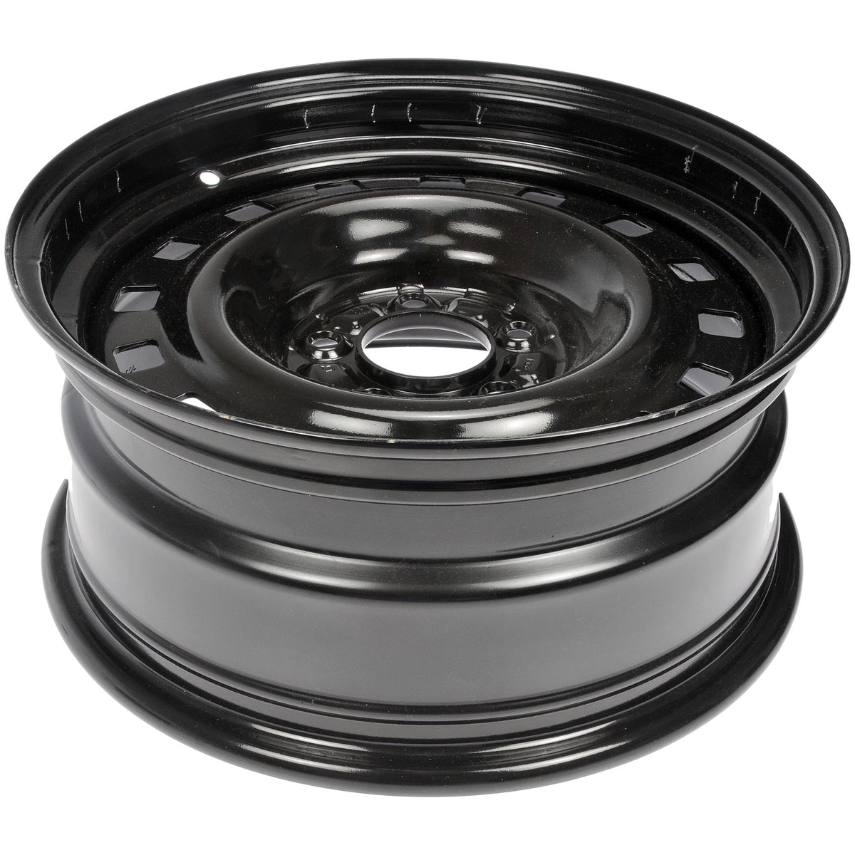 Steel 16 x 7-inch 5-Lug Black Wheel Rim H661887