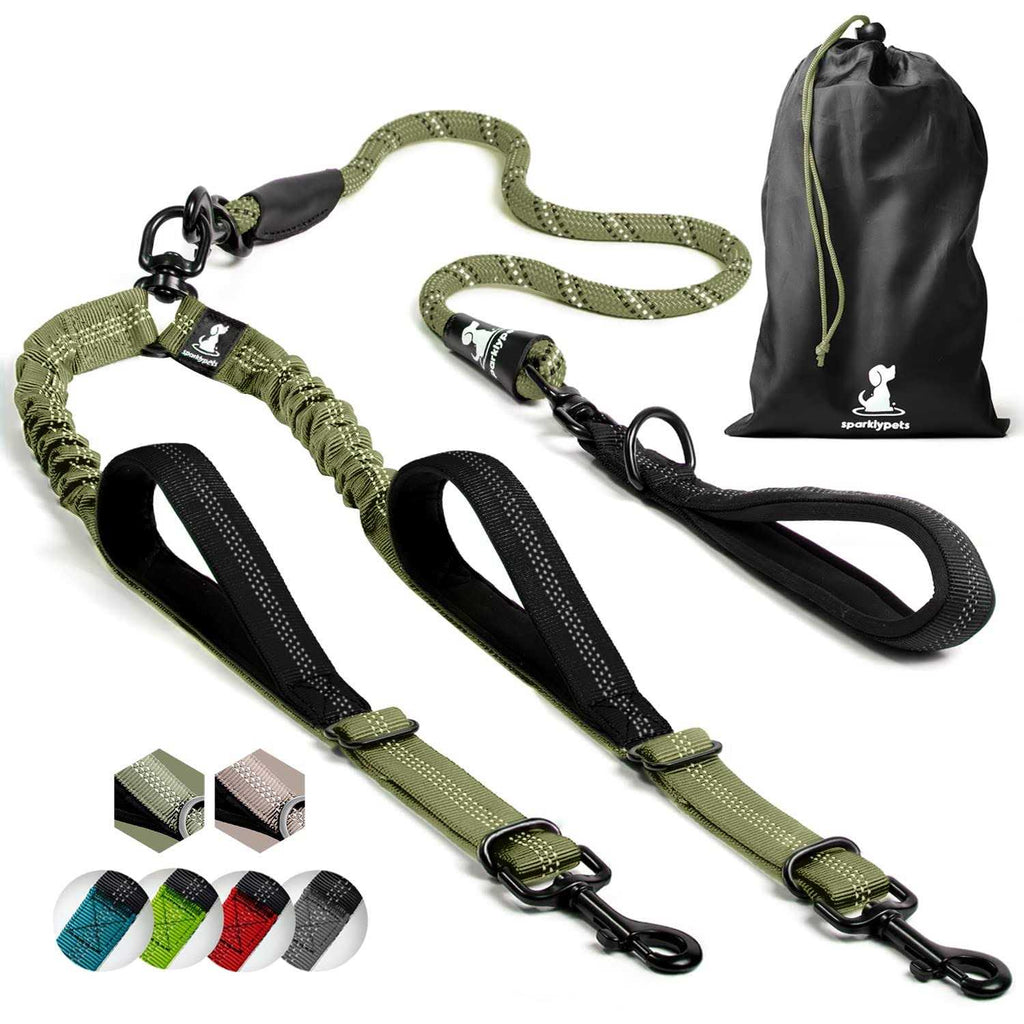 Double Dog Leash for 2 Dogs with Padded Handles P17116