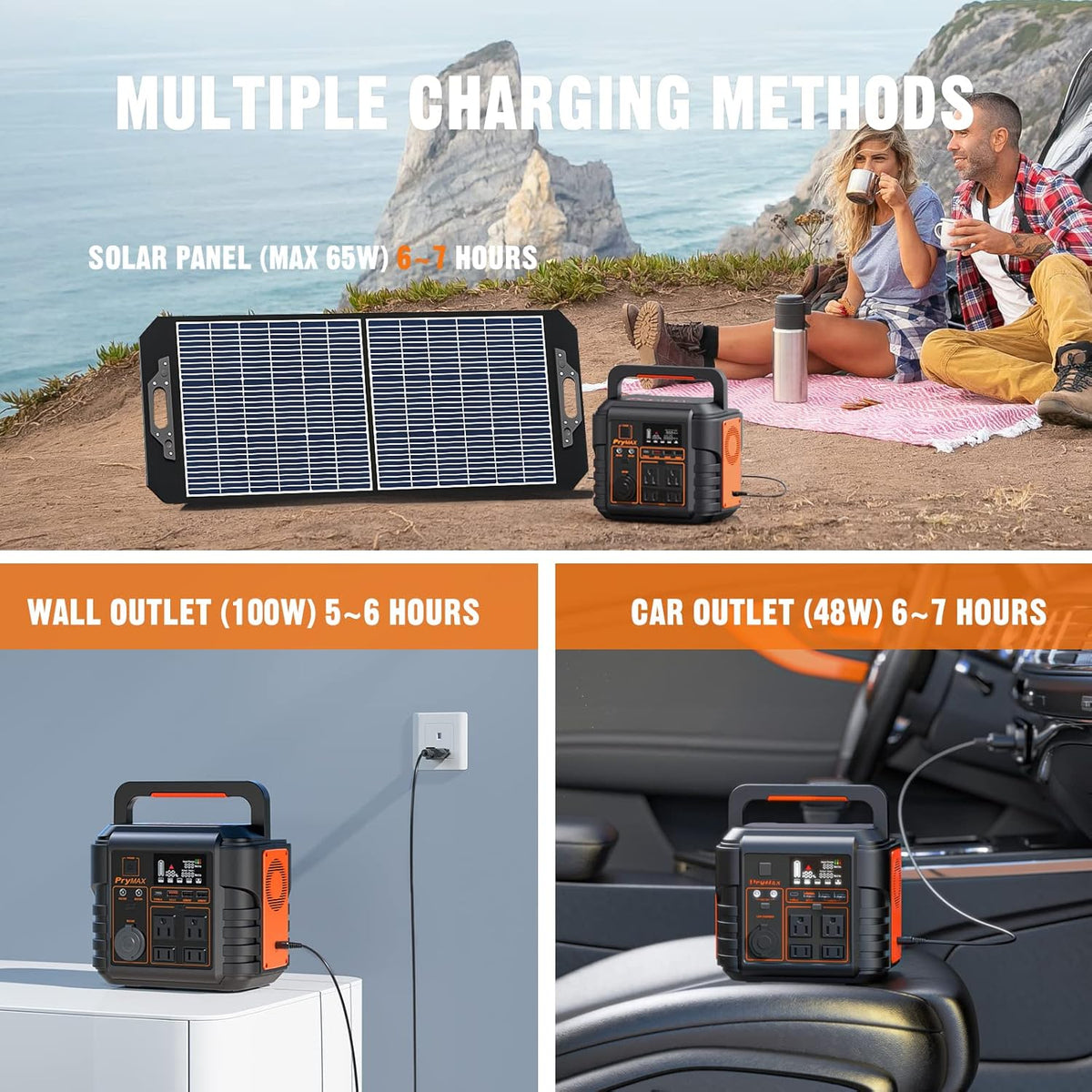 Portable Power Station 330W 296WH Lithium Battery Solar Generator Y800855