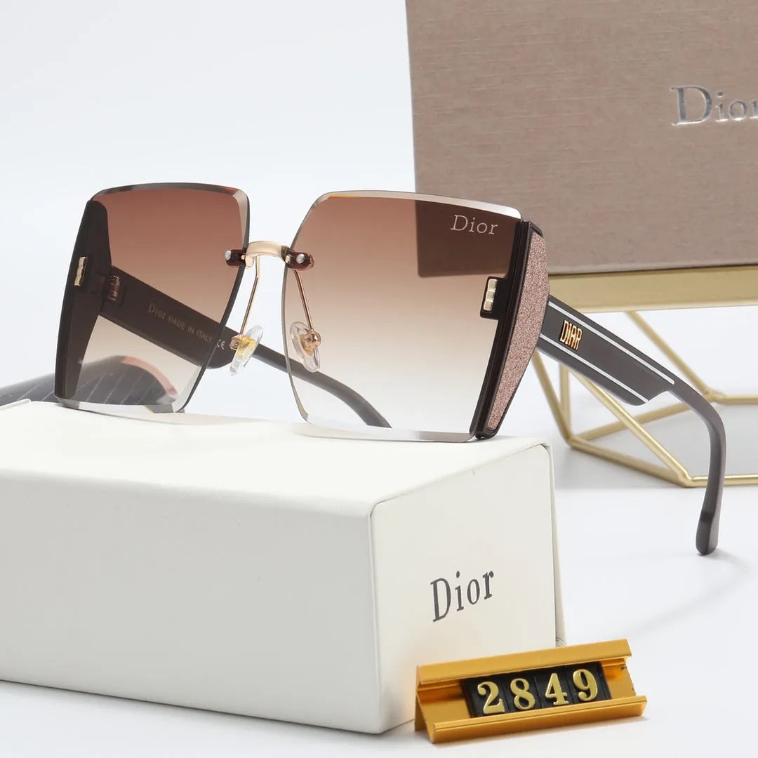 Frameless Square Polarized Sunglasses R906186