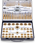 86pc Titanium Coated Steel Tap and Die Set I866