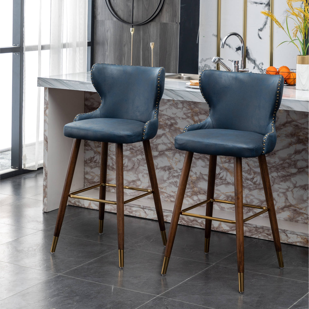 Pink Bar Stool, Set of 2 N6184