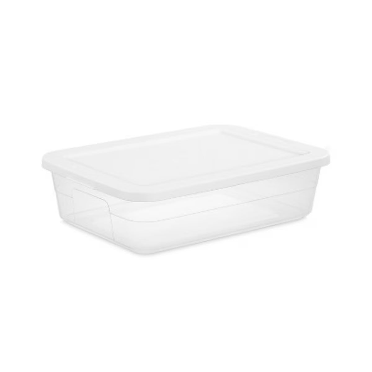 Clear 28 Quart Under Bed Storage Container with Lid N670920