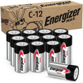 C Cell Alkaline Batteries 12 Pack I9386