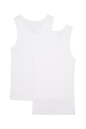 Cotton Rib Tank Undershirt 2-Pack E75754