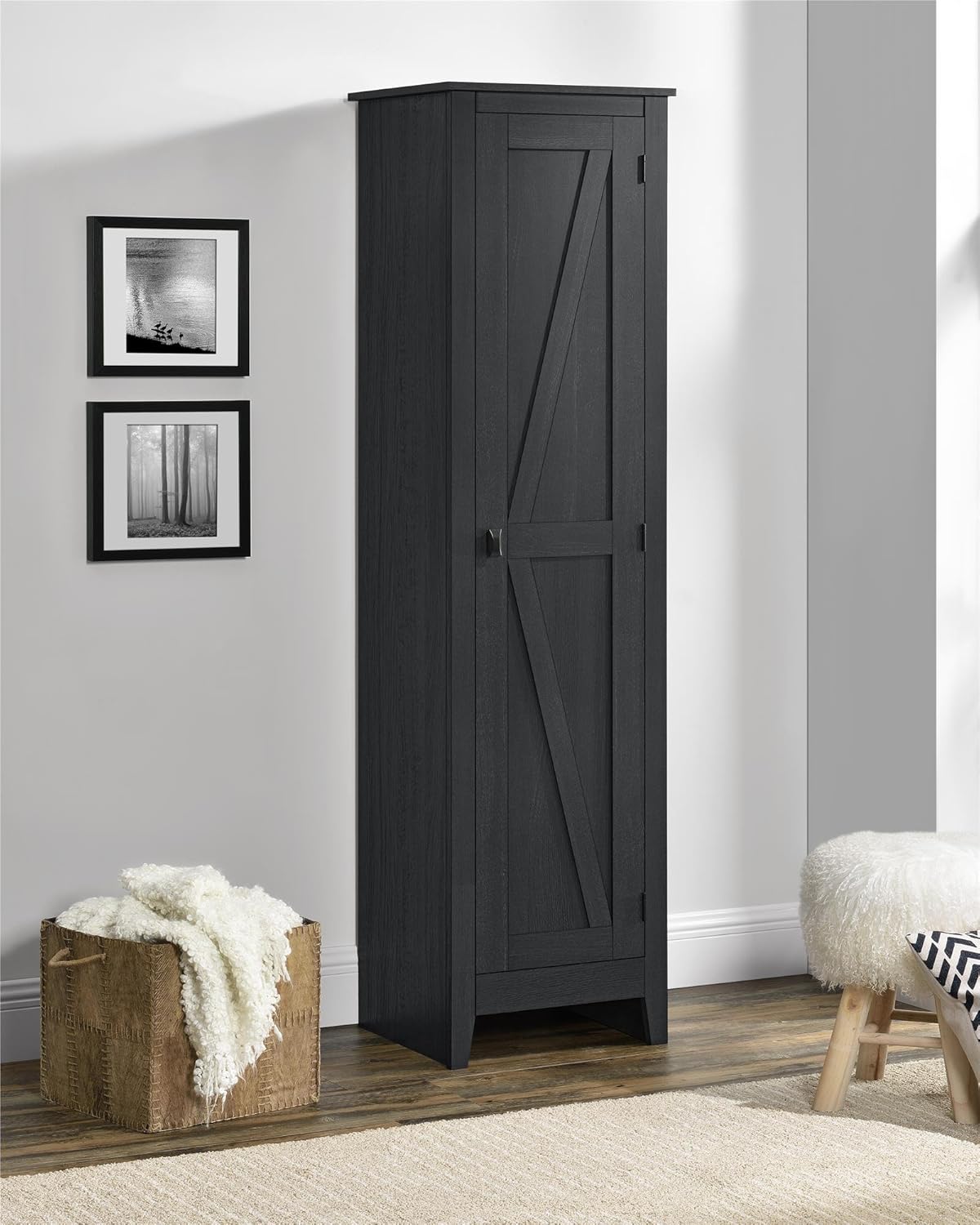 Black Oak Storage Cabinet K429151