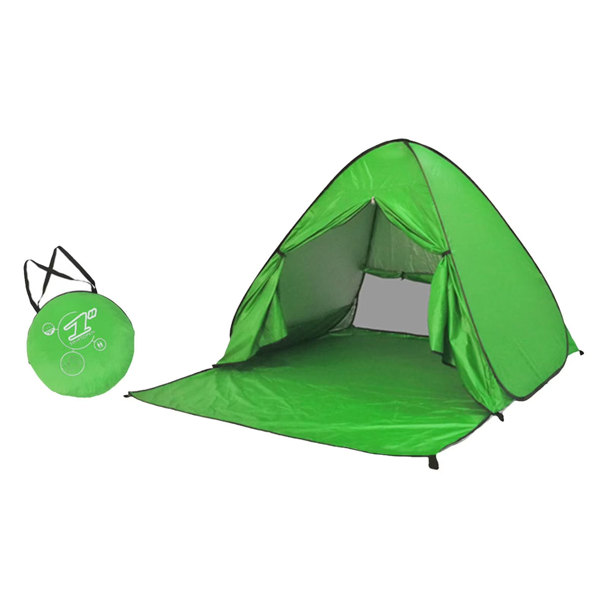 Green UPF 50 Lightweight Windproof Camping Tent Z867