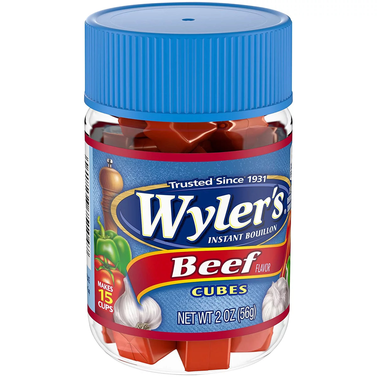 Beef Instant Bouillon Cubes 2 OZ Pack of 12 H14733
