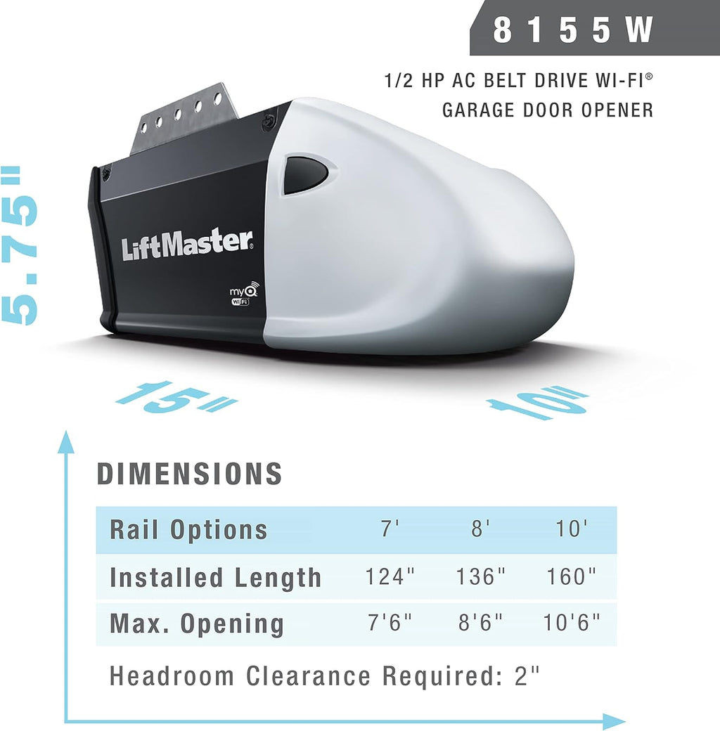 Gray Garage Door Operator with WiFi Control X951