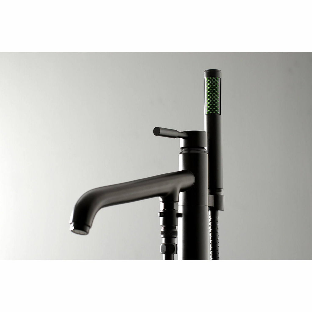 Polished Chrome Freestanding Tub Faucet with Hand Shower S9691