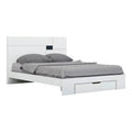Eastern King Bed in Gloss White Y631367