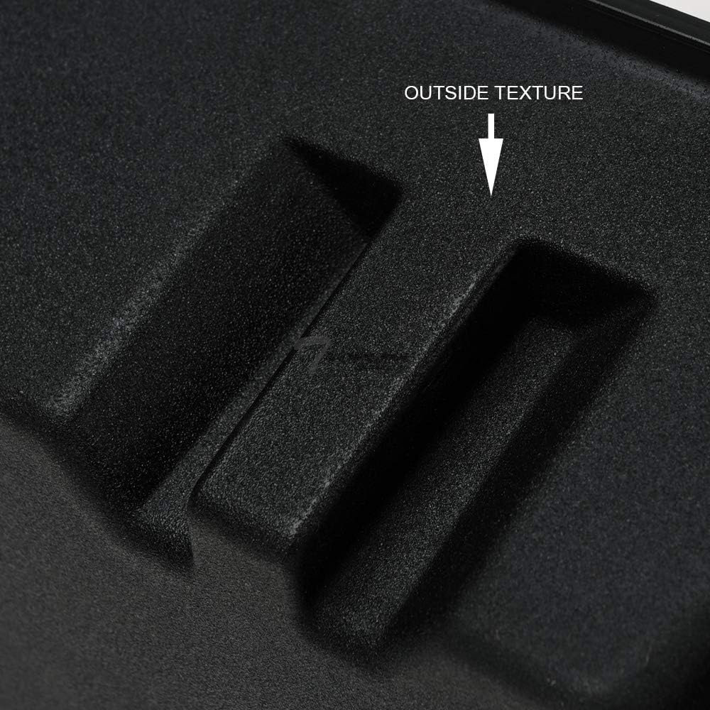 Black Gearbox Underseat Storage Box for Ford Superduty Crew Cab F57921