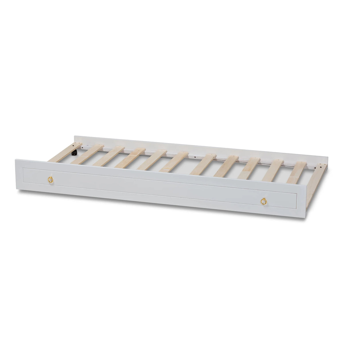 White Finished Wood Twin Size Trundle J184248