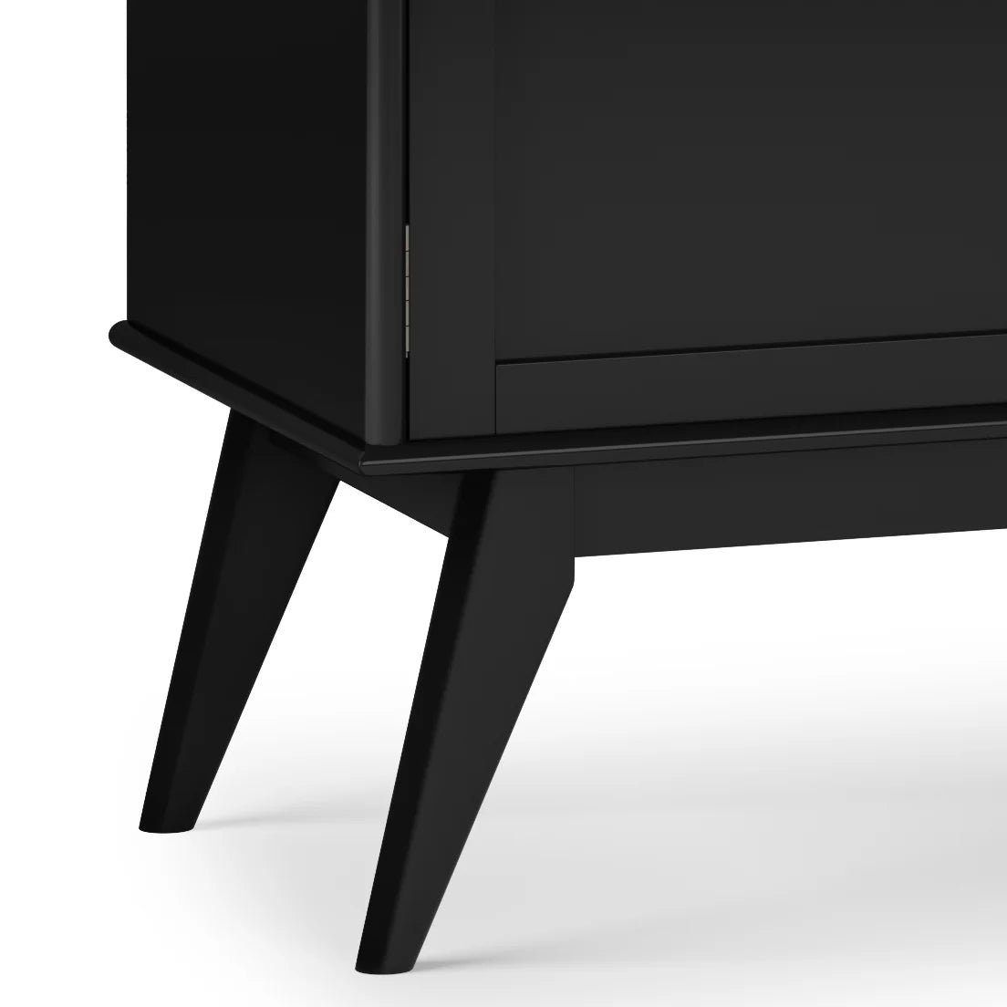 Black Low TV Media Stand W91039