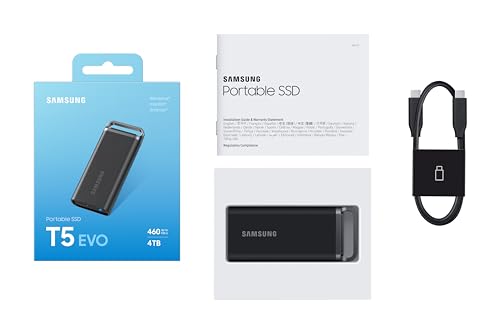 2TB Portable External Solid State Drive, Black S22753